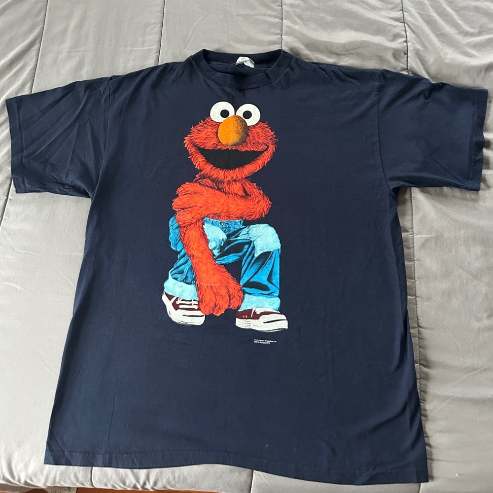 Tultex Navy Blue Elmo Short Sleeve Tee